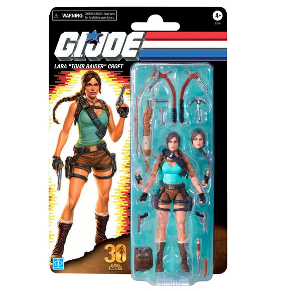 G.I. Joe Classified Series Retro Cardback 6" Collaborative Lara Croft Tomb Raider