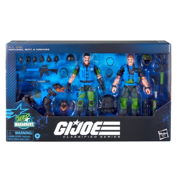 G.I. Joe Classified Series 6" Figure #220 Mad Marauders Footloose Mutt & Junkyard