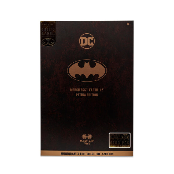 DC Multiverse Patina Edition Merciless Earth 12 Gold Label McFarlane