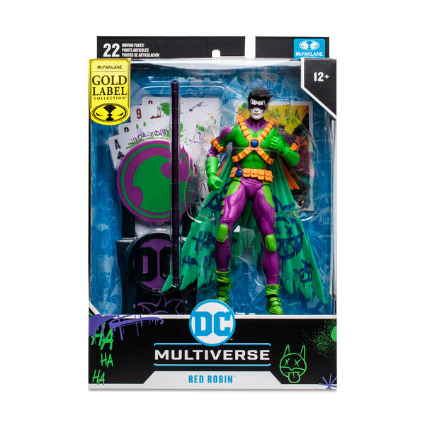 DC Multiverse New 52 Red Robin Jokerized Gold Label - McFarlane Toys