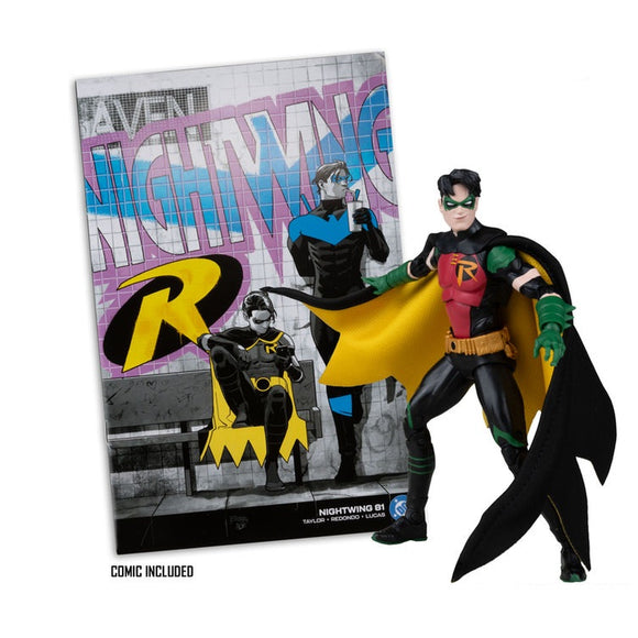 DC Direct Page Punchers Robin Tim Drake Nightwing #81 PLATINUM - McFarlane Toys