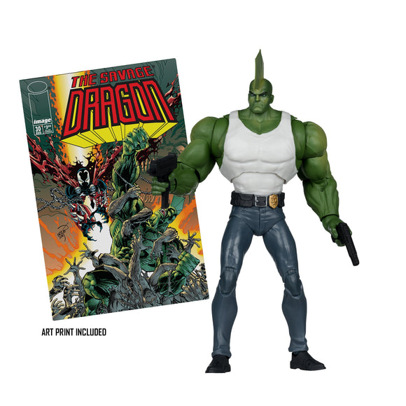 Image Comics Founders Series Savage Dragon 7" Deluxe Elite Edition - McFarlane Toys