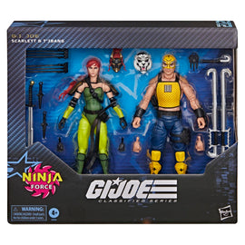 G.I. Joe Classified Series 6" Figure #212 Ninja Force Scarlett and T'Jbang