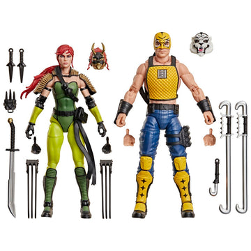 G.I. Joe Classified Series 6" Figure #212 Ninja Force Scarlett and T'Jbang - 0