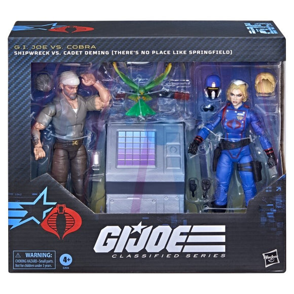 G.I. Joe Classified Series 6" Figure #205 Shipwreck vs Cadet Deming There's No Place Like Springfield