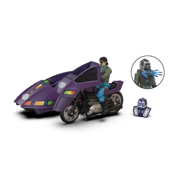 M.A.S.K. Stealth Submarine Cycle SSC Vehicle with Sly Rax Action Figure