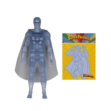 DC Retro Super Friends Superman Crystalized 6" Figure PLATINUM - McFarlane Toys - 0