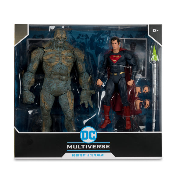 DC Multiverse Batman vs Superman Doomsday vs Superman 2 Pack - McFarlane Toys