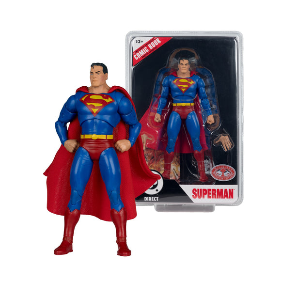 DC Direct Page Punchers Superman Justice with Comics PLATINUM - McFarlane