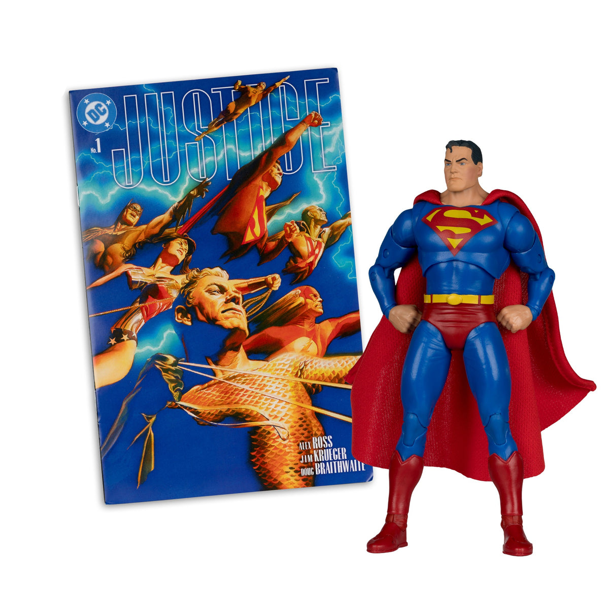 DC Direct Page Punchers Superman Justice with Comics PLATINUM - McFarl ...