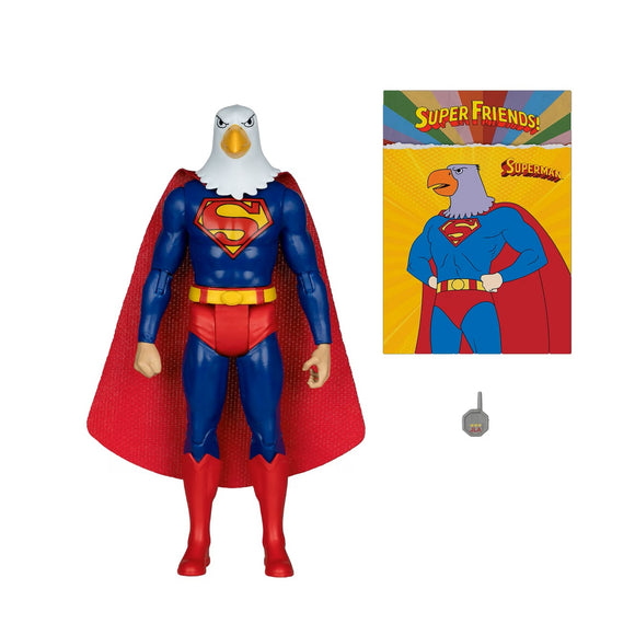 DC Retro Super Friends Warpland Superman 6" Figure PLATINUM - McFarlane Toys