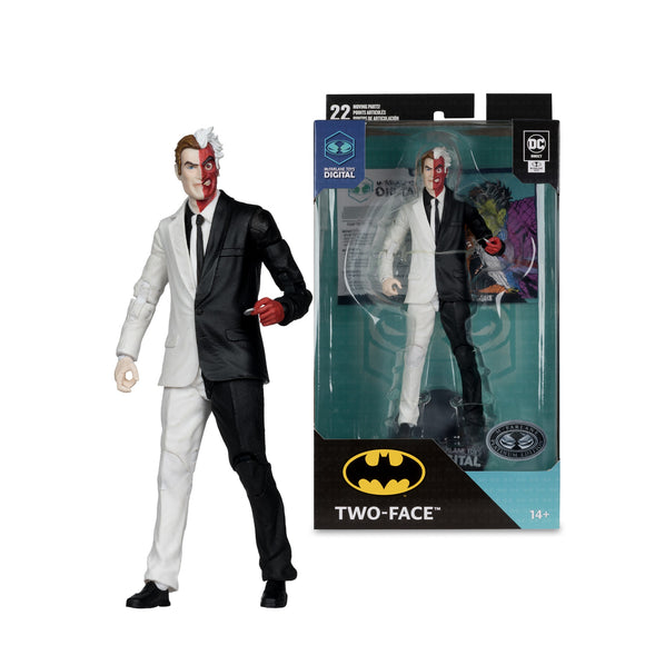 DC Multiverse Two-Face Silver Age PLATINUM - McFarlane DC Direct Digital