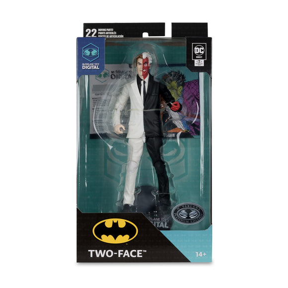 DC Multiverse Two-Face Silver Age PLATINUM - McFarlane DC Direct Digital