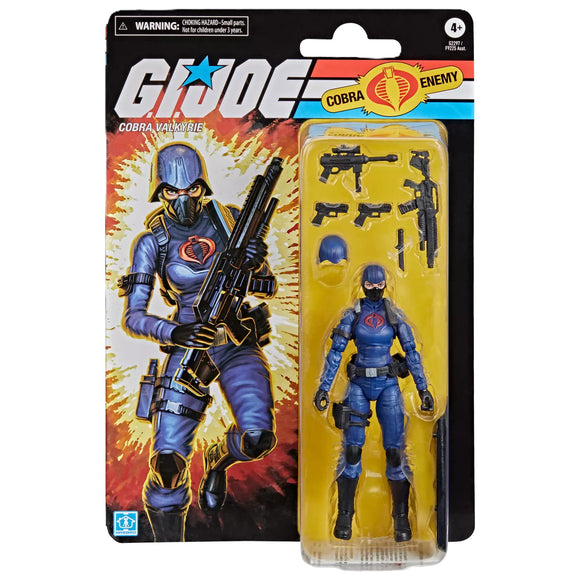 G.I. Joe Classified Series Retro Cardback 6" Figure Cobra Valkyrie