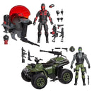 G.I. Joe Classified Series 6" #218 Snake Eyes & Varmint ATV Vs Stealth Viper & Cobra Stealth Flight Pod-2