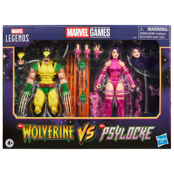 Marvel Legends 6" Marvel Games Wolverine vs Psylocke