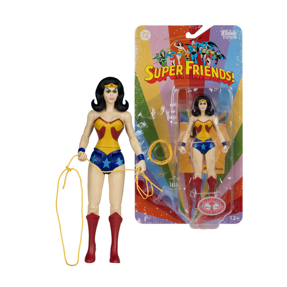 DC Retro Super Friends Evil Wonder Woman 6" Figure PLATINUM - McFarlane Toys