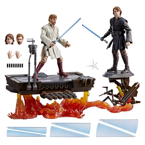 Star Wars Black Series 6" ROTS Anakin Skywalker & Obi-Wan Kenobi