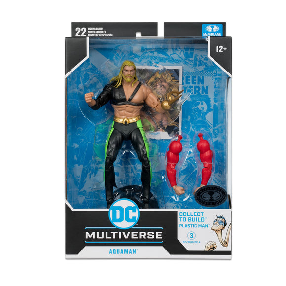 DC Multiverse JLA Aquaman BAF Plastic Man PLATINUM - McFarlane Toys