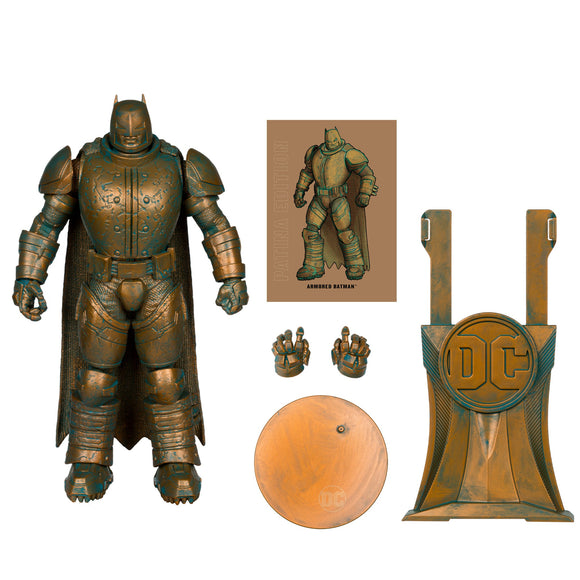 DC Multiverse Patina Dark Knight Returns Armored Batman Gold Label - McFarlane