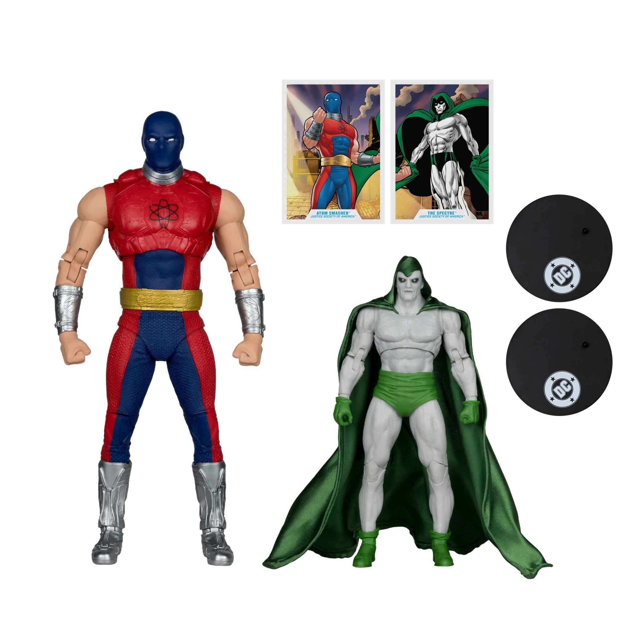 DC Multiverse JSA Black Vengeance Atom Smasher vs Spectre - McFarlane Toys - 0
