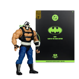 DC Multiverse Bane Glow in the Dark MegaFig Gold Label - McFarlane Toys
