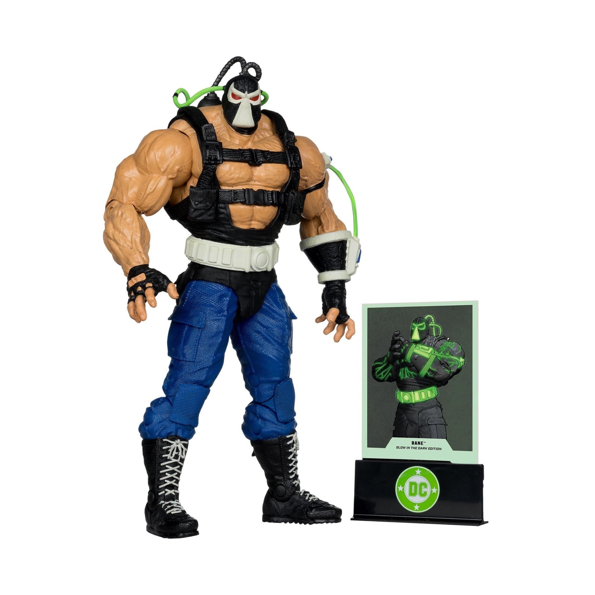 DC Multiverse Bane Glow in the Dark MegaFig Gold Label - McFarlane Toys