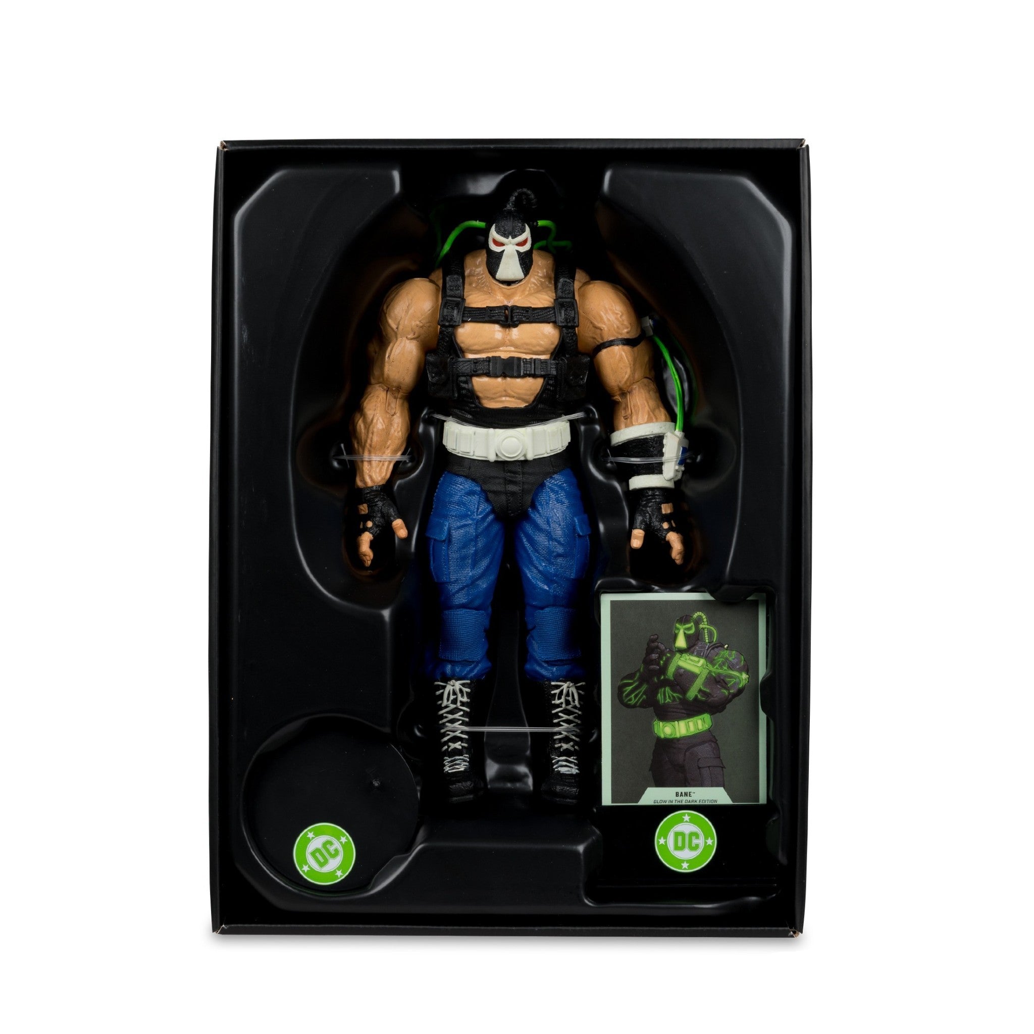 DC Multiverse Bane Glow in the Dark MegaFig Gold Label - McFarlane Toys