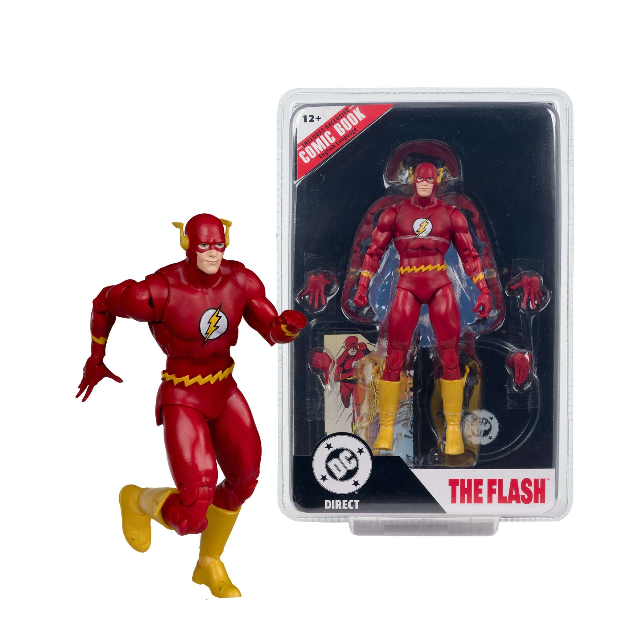 Dc Direct Flash DC Direct Page Punchers Flash Barry Allen Flash #123 Comic - McFarlane ...