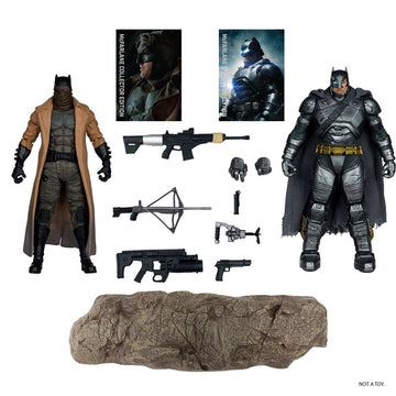 DC Multiverse Batman vs Superman Batman Knightmare & Batman Armored Gold Label - 0