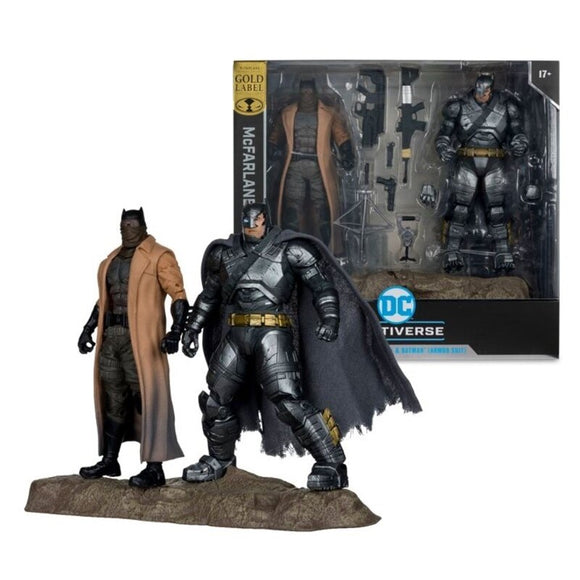 DC Multiverse Batman vs Superman Batman Knightmare & Batman Armored Gold Label