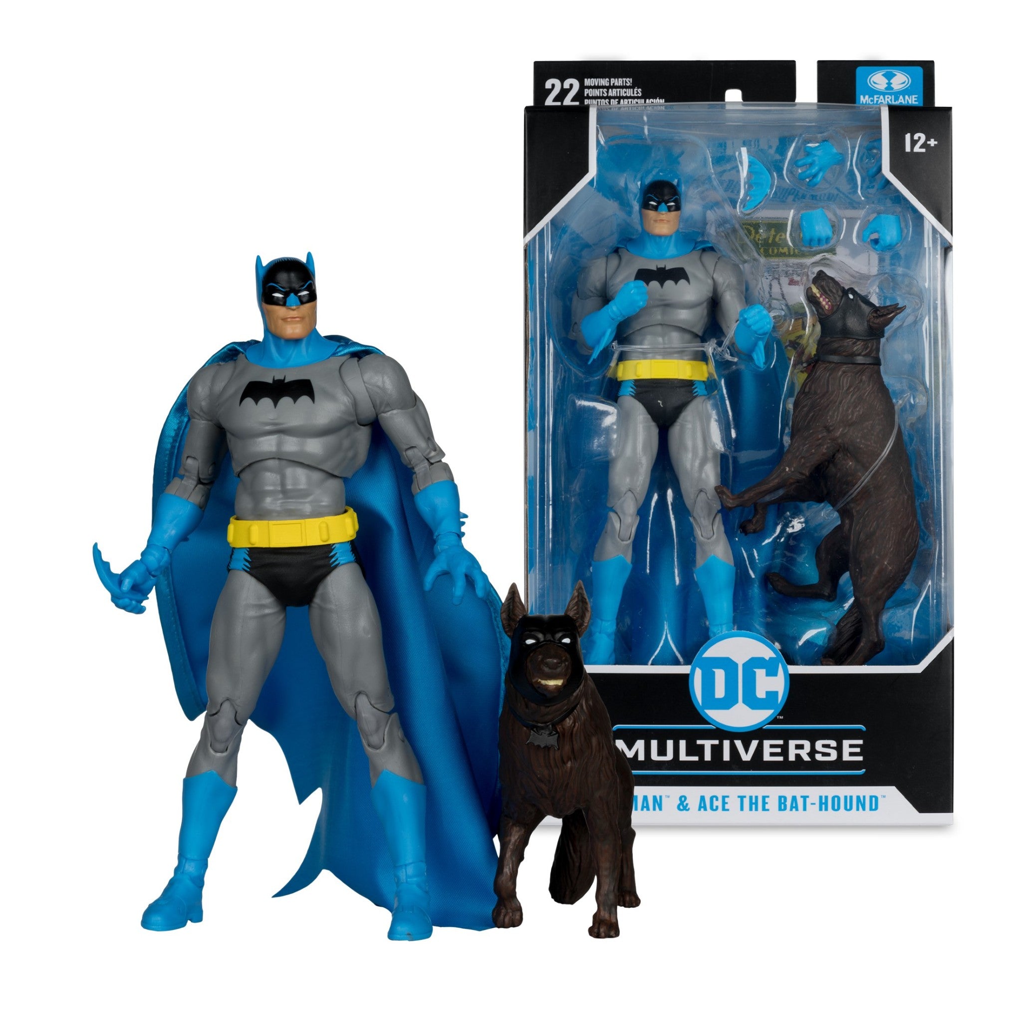 DC Multiverse Silver Age Batman & Ace the Bat-Hound - McFarlane Toys ...