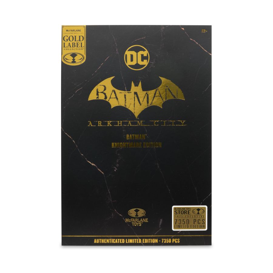 DC Multiverse Batman Arkham City Knightmare Edition Gold Label - McFarlane Toys