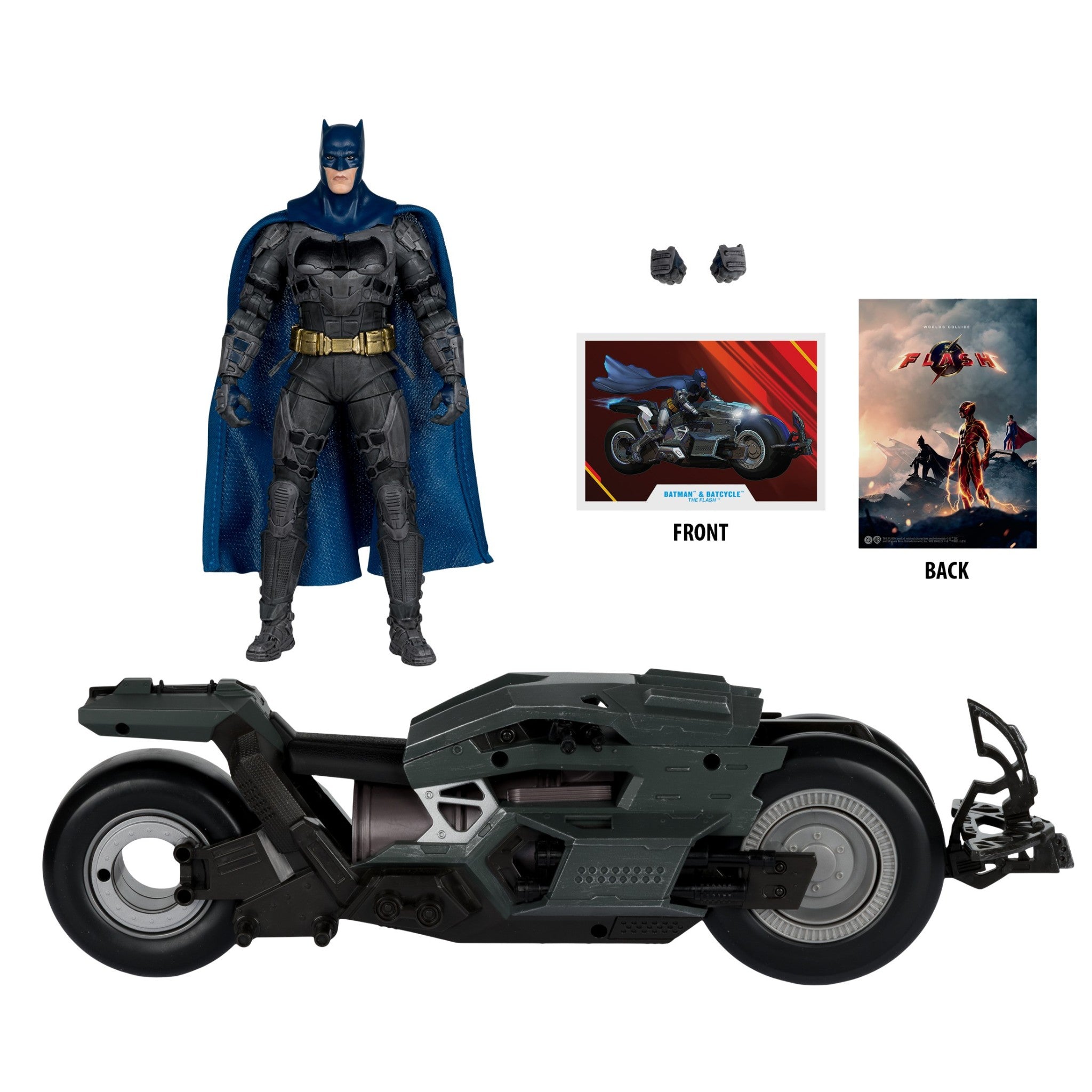 DC Multiverse Flash Moie Batman & Batcycle 2 Pack - McFarlane Toys - 0