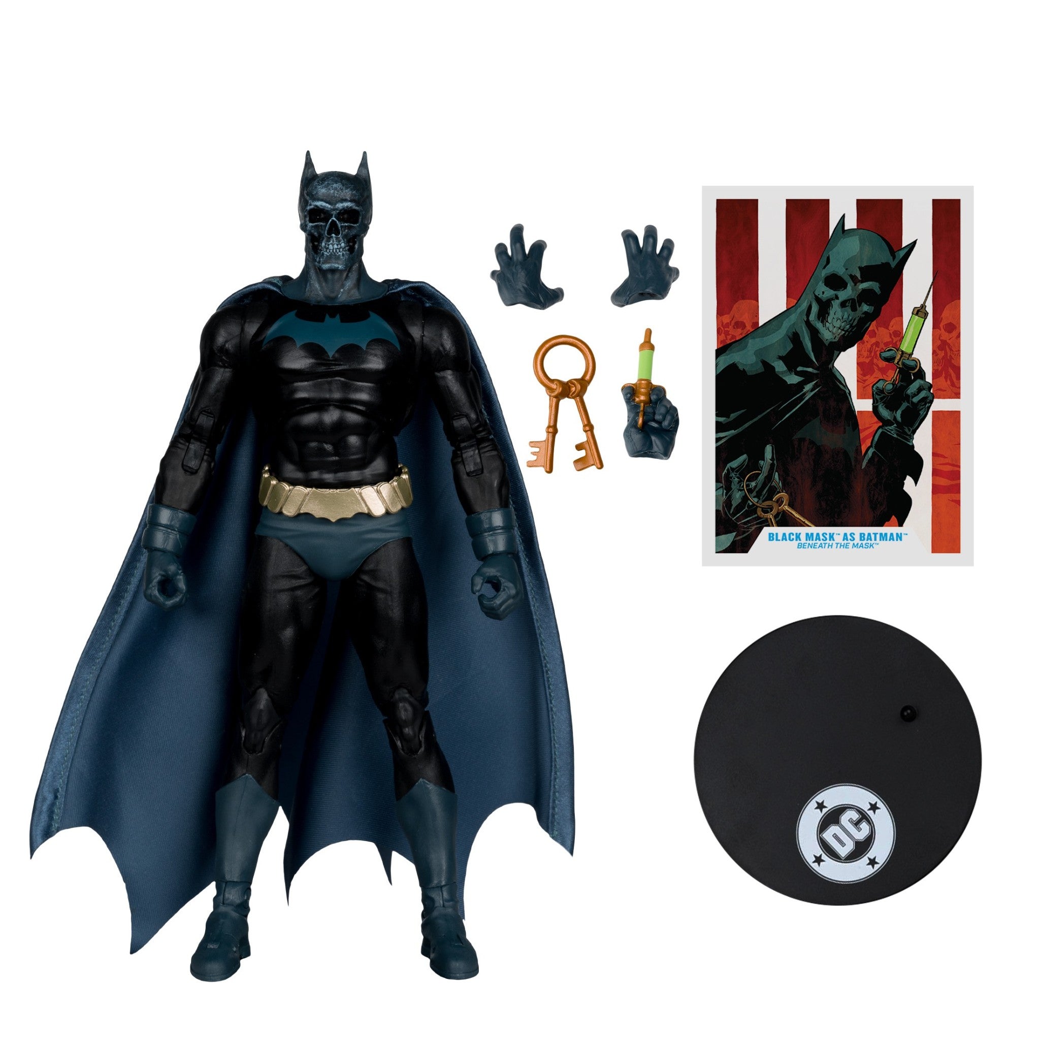 DC Multiverse Beneath the Mask Batman Black Mask - McFarlane Toys - 0