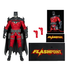 DC Multiverse Flashpoint Batman Black & White Accent Gold Label - McFarlane - 0