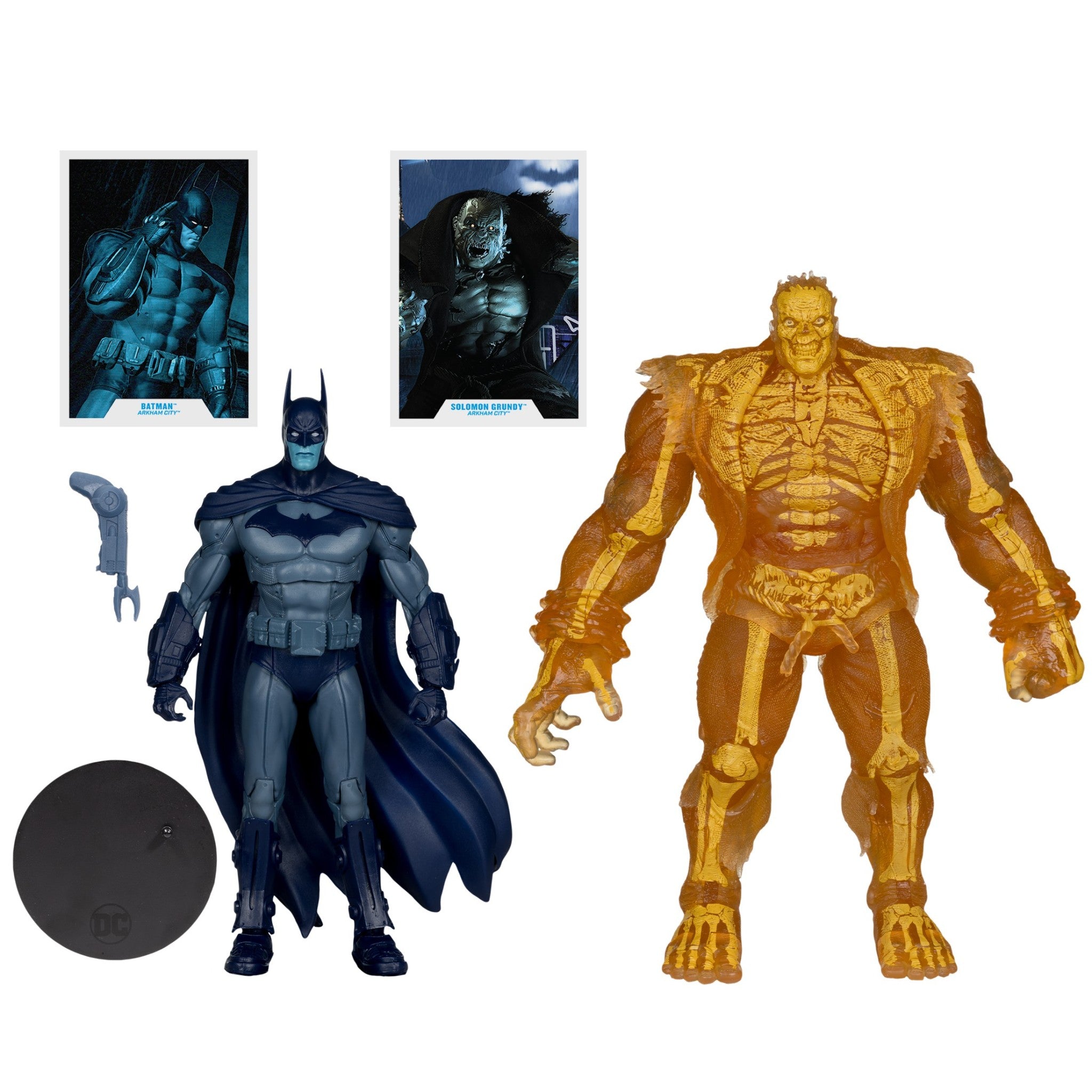 DC Multiverse Arkham Citty Batman & Solomon Grundy 2 Pack Gold Label - McFarlane