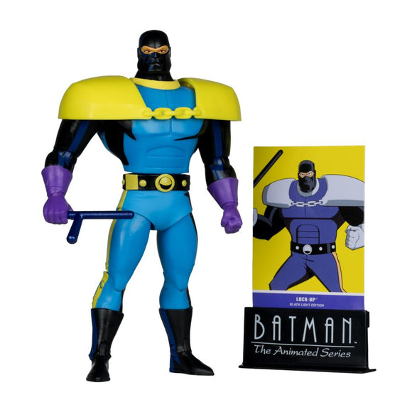DC Multiverse BTAS Black Light Edition Batman Lock-Up Gold Label - McFarlane