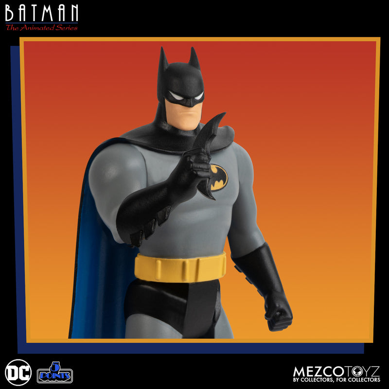 Batman The Animated Series 5 Points Batman 3.75" Figure - Mezco Toys