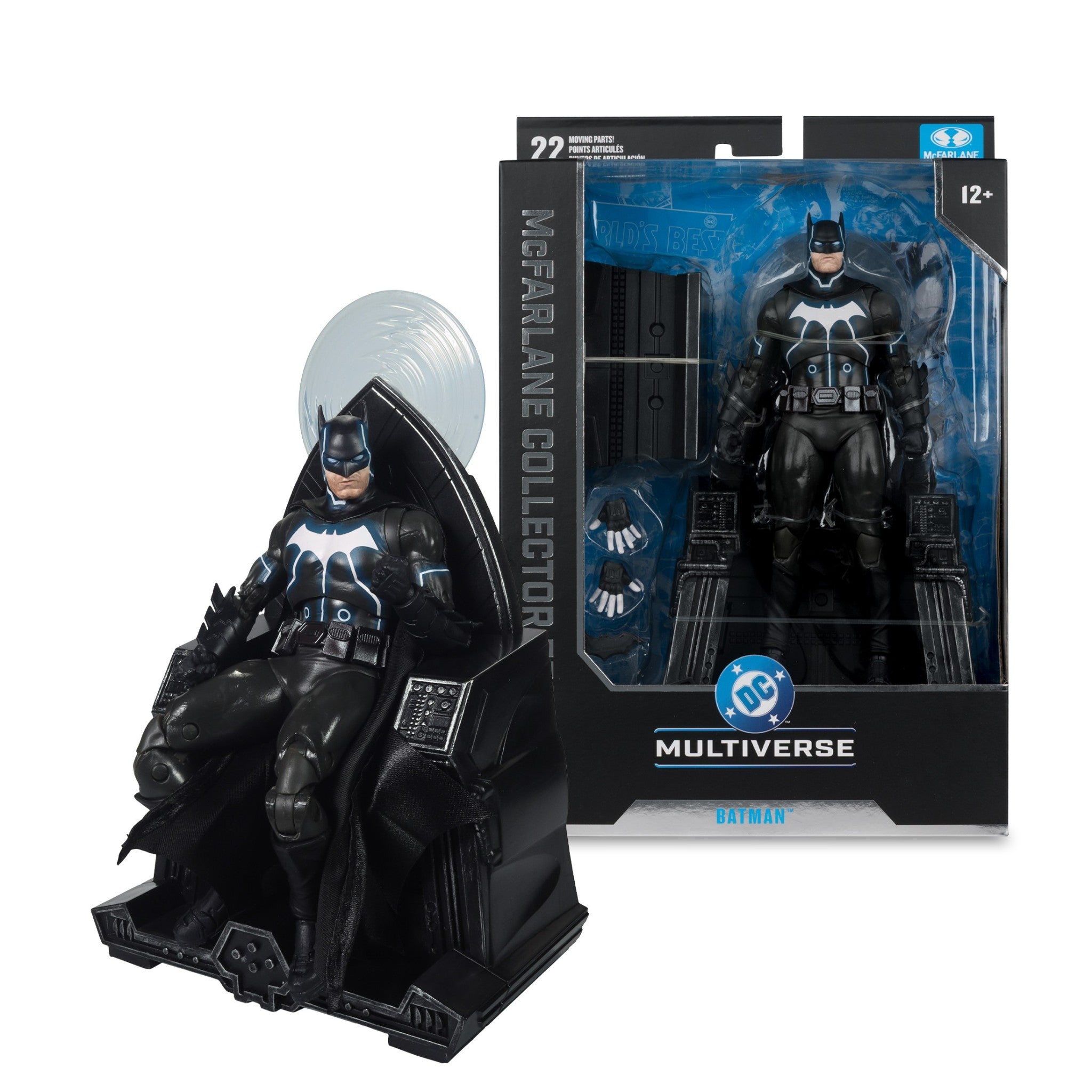 DC Multiverse Collector Edition Batman With Mobius Chair - McFarlane Toys