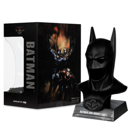 DC Direct Batman and Robin 1997 Batman Cowl Replica 1:3 Scale - McFarlane Toys