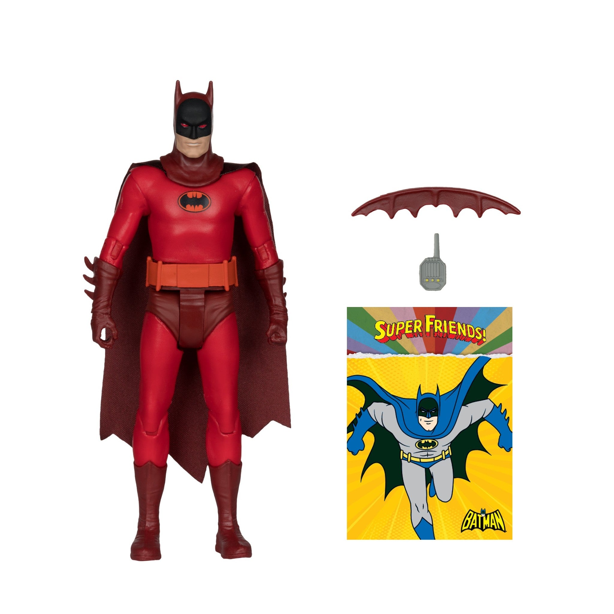 DC Retro Super Friends Batman 6" Figure PLATINUM - McFarlane Toys - 0
