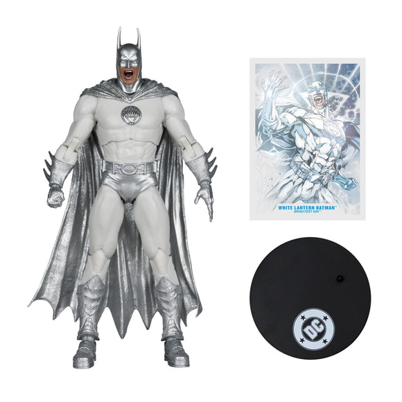 DC Multiverse Brightest Day White Lantern Batman RED PLATINUM - McFarlane Toys