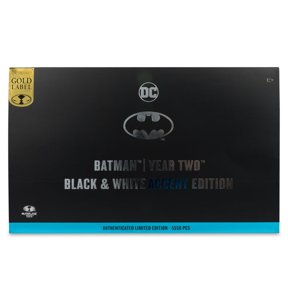 DC Multiverse Batman Year Two Black & White Accent Gold Label - McFarlane