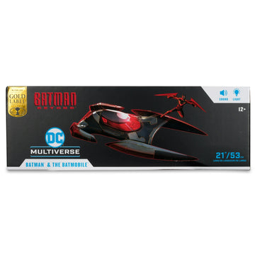 DC Multiverse Batman Beyond and the Batmobile Gold Label - McFarlane Toys