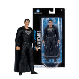 DC Multiverse Blister Card Superman Justice League Black Suit - McFarlane Toys