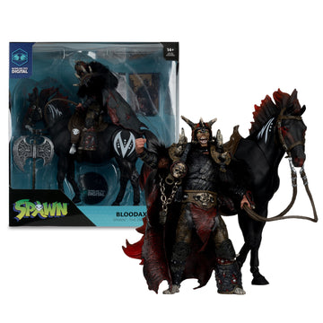 Spawn The Dark Ages 7" Bloodaxe with Horse 2 Pack - McFarlane Toys Digital