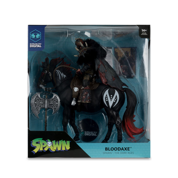 Spawn The Dark Ages 7" Bloodaxe with Horse 2 Pack - McFarlane Toys Digital