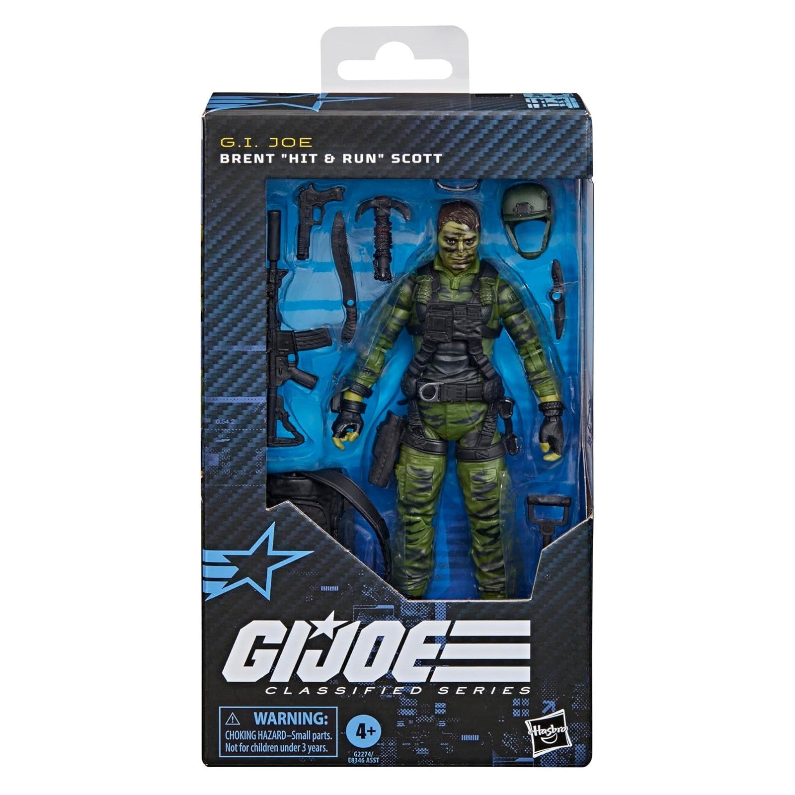 G.I. Joe Classified Series 6" Figure #188 Brent “Hit & Run” Scott