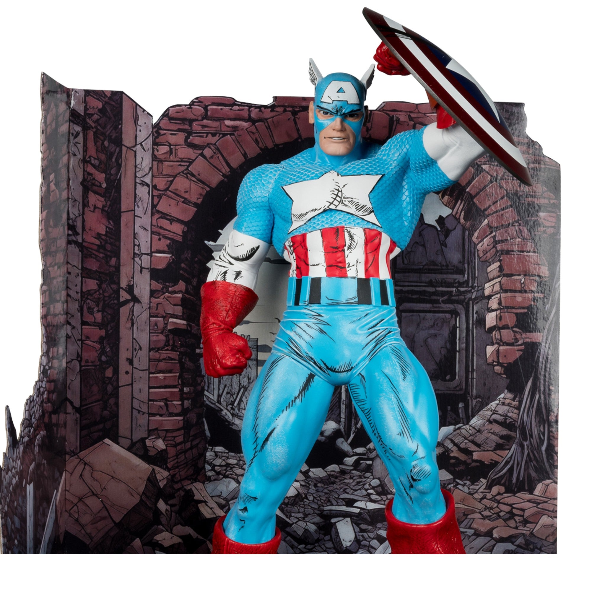 Marvel Captain America 1:6 Scale Posed Amazing Spider-Man #323 - McFarlane Toys